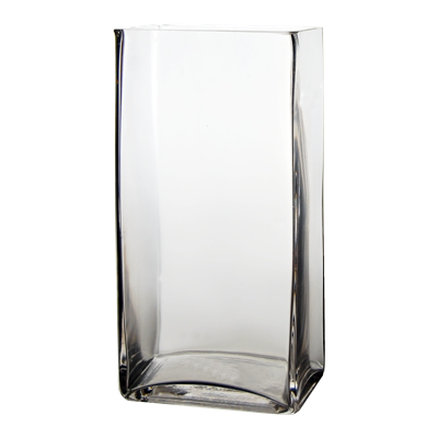 Wholesale Rectangle Vase. H-11.75", Pack of 6 pcs, Rectangular Vase